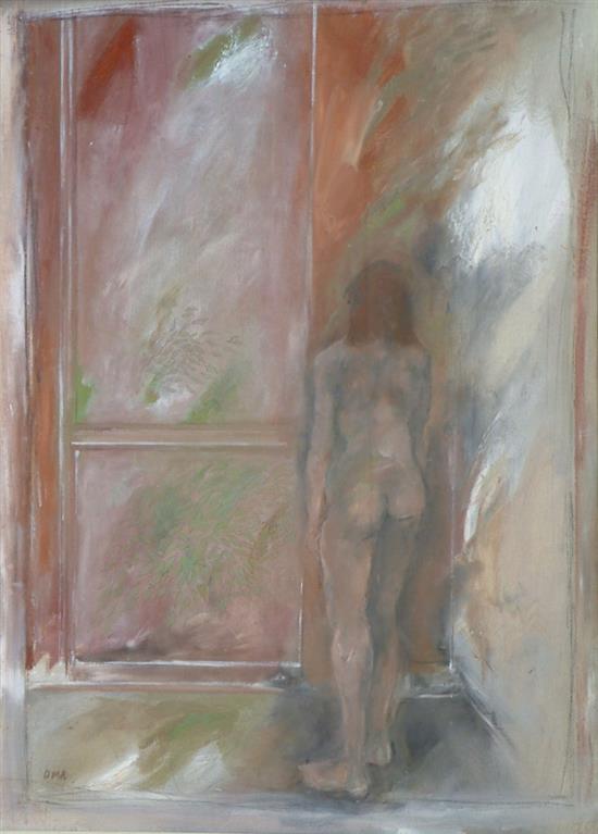 Diana M. Armfield (1920-) Nude at a window 55 x 40cm
